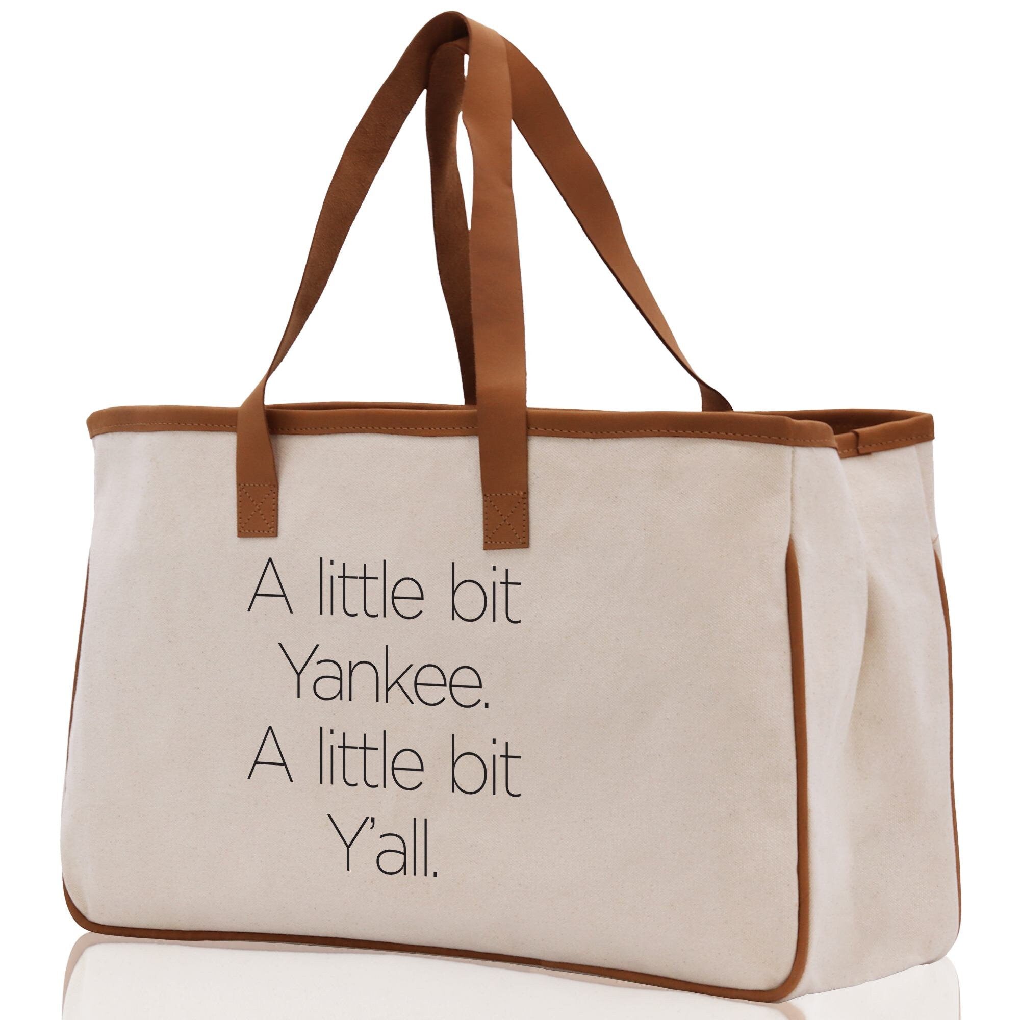 A Little Bit Yankee A Little Bit Y'all Bag Dog Mom Gift Mom Bag Mom Shopping Bag New Gift Best Mom Ever Bag Boy Girl Mama Tote