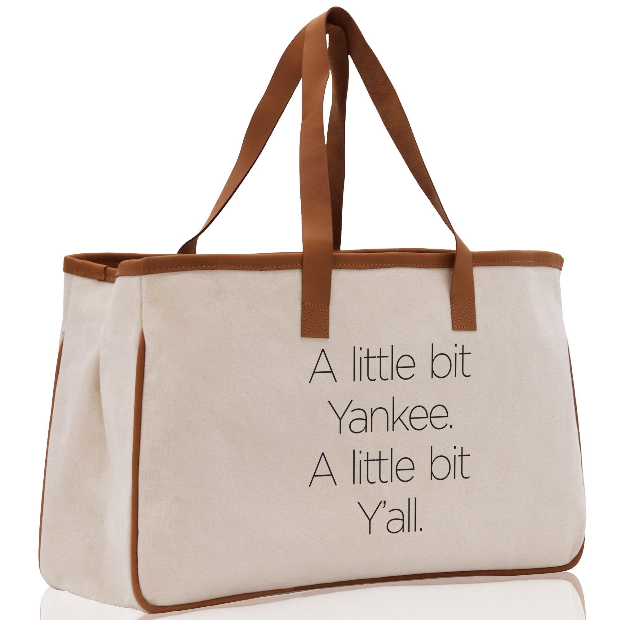 A Little Bit Yankee A Little Bit Y'all Bag Dog Mom Gift Mom Bag Mom Shopping Bag New Gift Best Mom Ever Bag Boy Girl Mama Tote