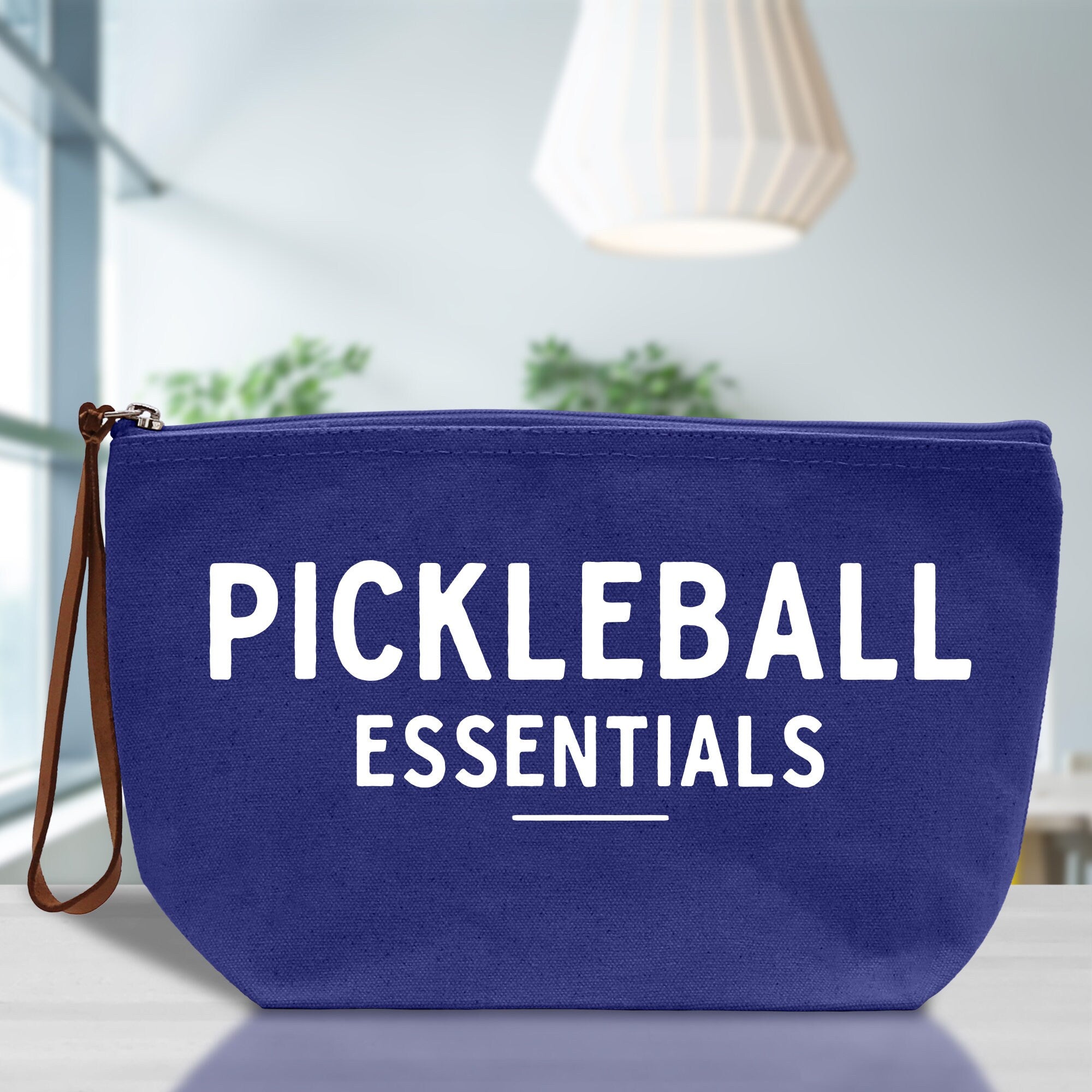 Pickleball Cosmetic Zipper Pouch Tote Bag Pickleball Party Favors Pickleball Player Gift Pickleball Make Up Bag Pickleball Toiletry Bag