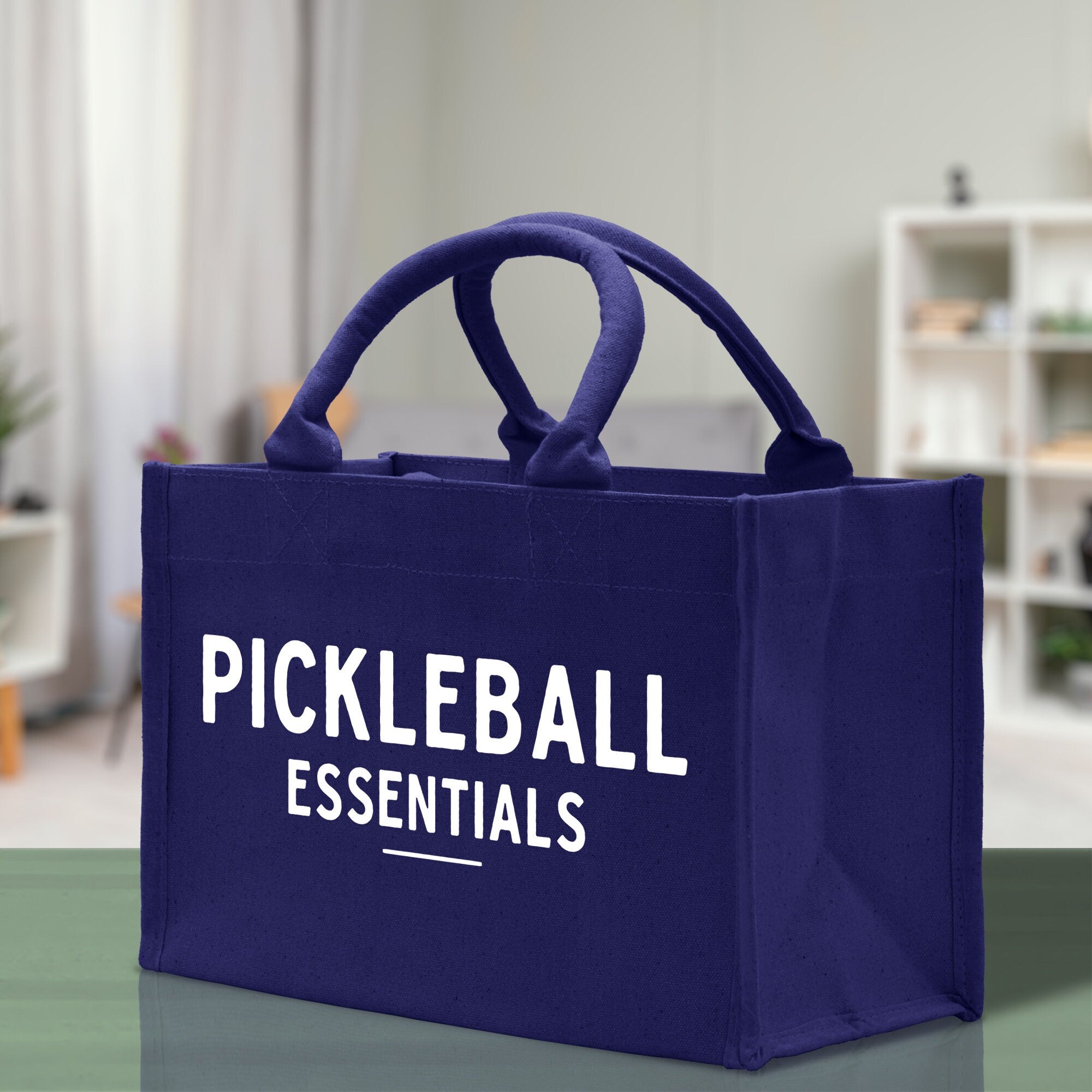 Pickleball Cotton Canvas Tote Bag Pickleball Party Favors Pickleball Player Gift Bag Pickleball Lovers Gift Bag Pickleball Gift Idea