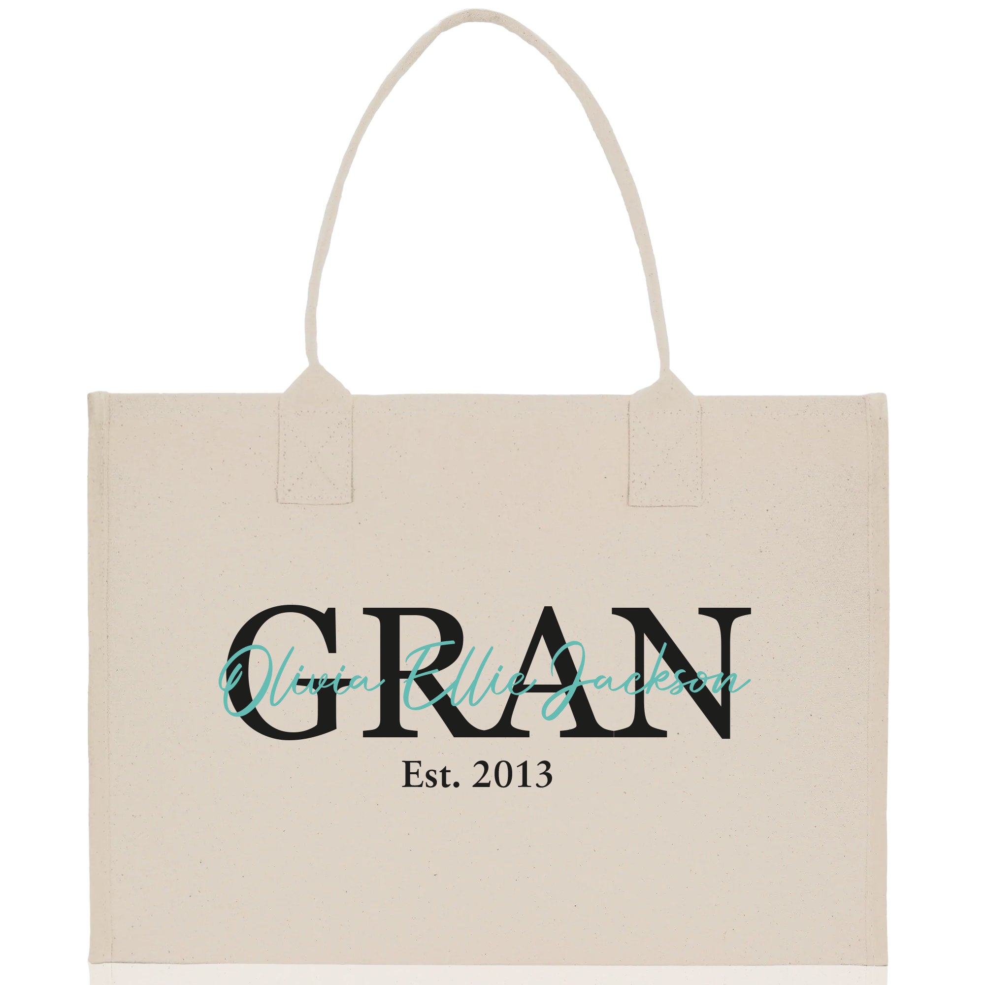 a bag with the word gran printed on it