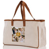 a tote bag with a picture of a couple