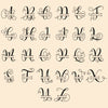 a set of different types of letters and numbers